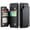 Black, variant on for iPhone XS Max Case with Card Holder, Wallet Case for Women Men with RFID Blocking, Durable Leather Kickstand Magnetic Clasp Shockproof Phone Case for iPhone XS Max