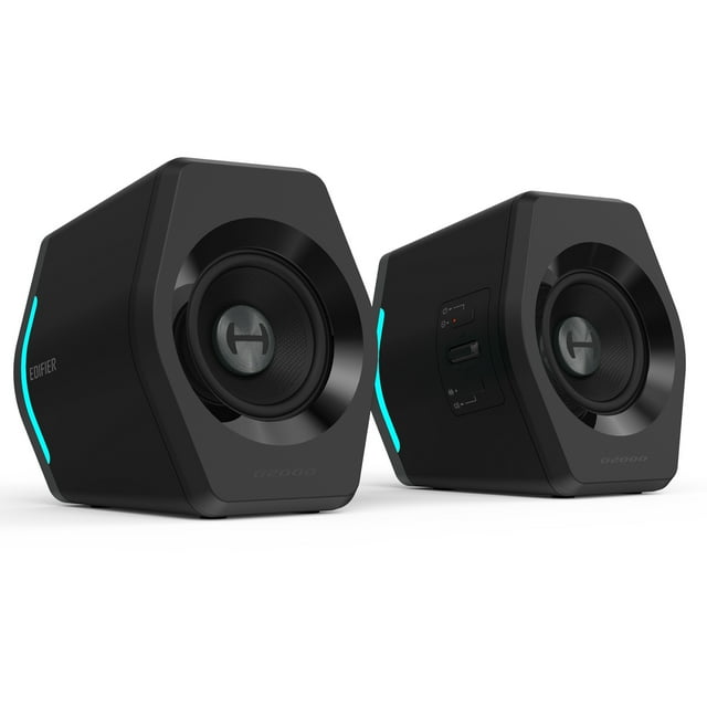 Bocina Gamer Edifier G2000 Bluetooth Rgb Salida Subwoofer Color Negro