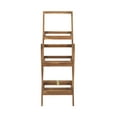 thumbnail image 2 of Linon Riverpark 3-Tier Acacia Outdoor Plant Stand, Brown Oil, 2 of 6