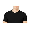 thumbnail image 3 of X RAY JEANS Mens Basic Henley Neck Short Sleeve T-Shirt, Black, M, 3 of 3