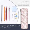 thumbnail image 3 of Honeii Cute Rabbit Print Leather Pencil Case,Small Pencil Pouch,Durable Zippered Storage for School, Office, and Travel Essentials, 3 of 6