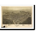 thumbnail image 2 of Historic Framed Print, PA Tyrone 1895 MAP, 17-7/8" x 21-7/8", 2 of 9