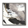 thumbnail image 2 of Designart 'Glam Painted Arcs II' Transitional Framed Art Print - 16x16, 2 of 3
