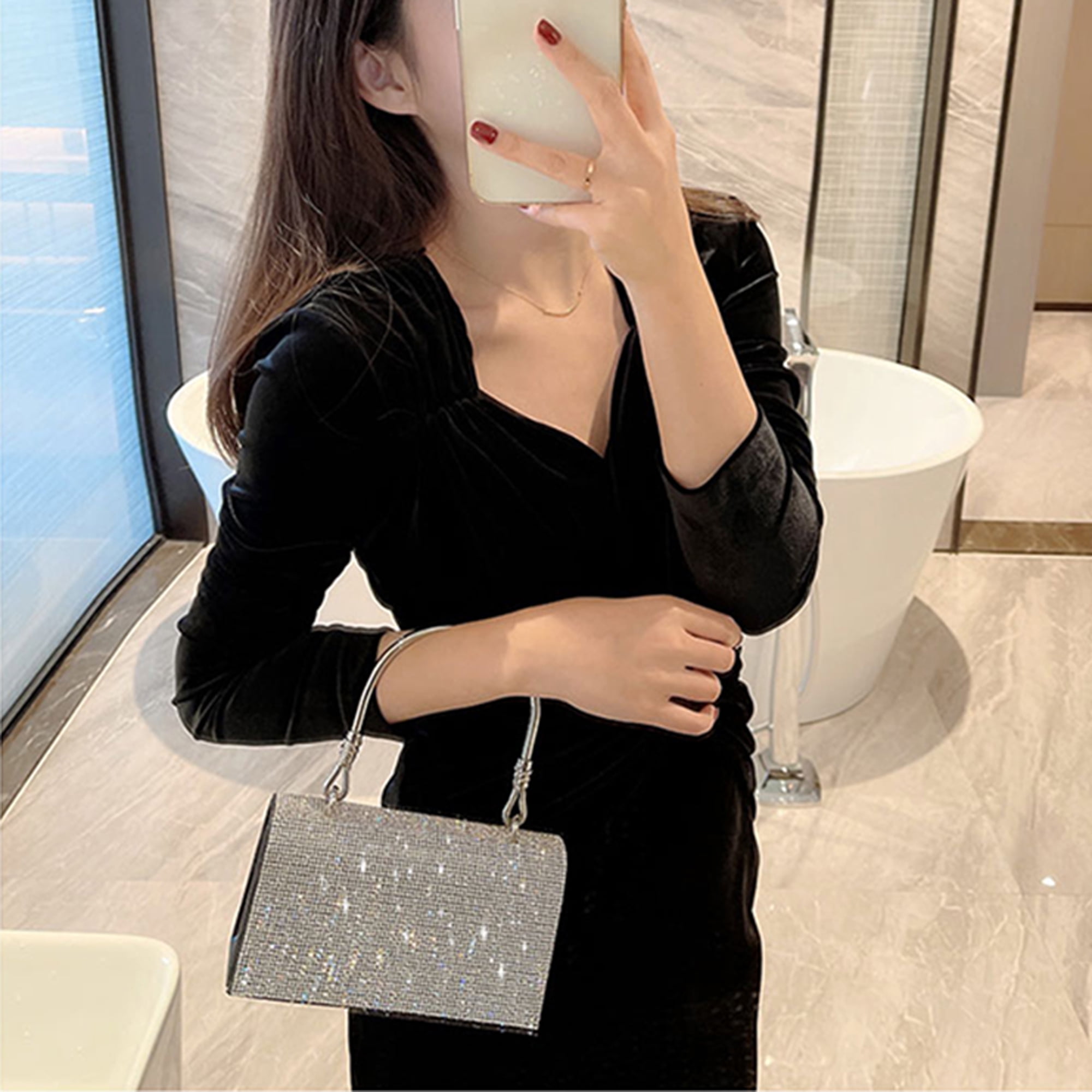 Luxury Evening Clutch For Women Formal Handbag For Weddings, Parties, And  Black Velvet Cocktail Events With Shoulder Chain Strap 230829 From Pu06,  $18.21 | DHgate.Com