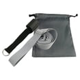thumbnail image 4 of Puerta de Camilla para piernas Correa Danza Yoga Flexibilidad Estirar cinturón y bolsa de transporte - gris Baoblaze Correa elástica de la puerta, 4 of 8