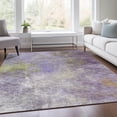 thumbnail image 5 of Dalyn Rugs Machine Washable Indoor/Outdoor Chantille Purple 10' x 14' Rug, 5 of 9