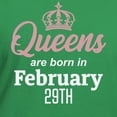 thumbnail image 3 of CafePress - Queens Are Born In February 29Th T Shirt - Women's V-Neck Dark T-Shirt, 3 of 4