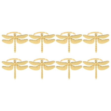 

8PCS Napkin Ring Gold DIY Hotel Wedding Decoration