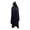 Black, variant on Hvyesh Hood Cape for Adult Pullover Cloak Women Men Medieval Viking Cloak Solid Color Long Capelet