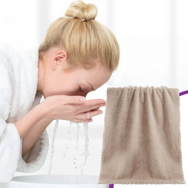 Toalla facial suave y absorbente – Toalla de baño de secado rápido para ducha, gimnasio, spa y viajes.