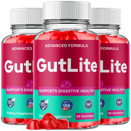 GutLite Gut Health Gummies Advanced Formula Digestion Support Gut Lite 180 Gummies