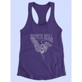 thumbnail image 3 of Rock N Roll Angel Girl  Racerback Tank Women -Image by Shutterstock, Female Medium, 3 of 4