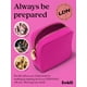 thumbnail image 5 of Bolsa de maquillaje Embla, bolsa de viaje para cosméticos y neceser, fucsia, 5 of 6