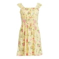 thumbnail image 5 of No Boundaries Juniors' Lace Up Waist Dress, 5 of 5