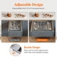 thumbnail image 4 of Organizador de utensilios Lifewit expandible para cajón de cocina gris, 4 of 8