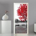 thumbnail image 2 of Autocollant de Porte 77x200cm Effet Trompe L'il Papier Peint 3D (Style 29), 2 of 5