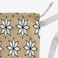 thumbnail image 3 of Simply Daisy Canvas Christmas Stars 28 x 36 in Taupe Laundry Bag, 3 of 3
