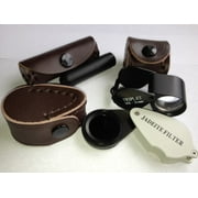 Spectroscope, Chelsea Filter, Jewelers Loupe, 3 bundle