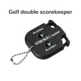 thumbnail image 3 of Yuarrent Anotador de golf 2 jugadores Contador de tiros Tarjeta de puntuación de forma cuadrada Dispositivo de mantenimiento de puntuación Golf, 3 of 6