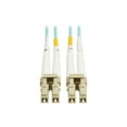 thumbnail image 2 of Eaton Tripp Lite Series 10Gb/40Gb/100Gb Duplex Multimode 50/125 OM4 LSZH Fiber Patch Cable LC/LC, Aqua, 3M 9.8 ft., TAA (n820-03m-om4taa), 2 of 5
