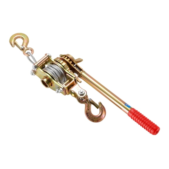 Portable Efficient Ratchet Tightener With Safety Lock For Wire Rope Applications