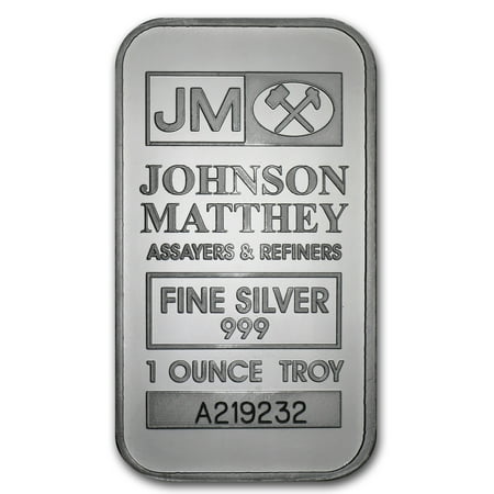 1 oz Silver Bar - Johnson Matthey