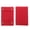 Red, variant on 2pcs Tissue Cover: Fabric Pocket Tissue Case - Small Napkin Pouch For Travel - Desktop Paper Storage Holder For Festival Daily Work