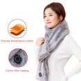 thumbnail image 4 of Bewildely Heated Scarf Lightweight Comfortable Breathable Heating Easy Multi Smart Clean to Neckerchief Scarves Outdoor Modes Suministros térmicos Pañuelo eléctrico ultralargo, 4 of 6