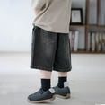 thumbnail image 7 of Boys Jean Shorts,Relaxed Fit Wide Leg Pocket Jean Shorts Boys Fashion Toddler Boys Clothes 1-2 Years, 7 of 7