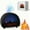 Black, variant on Fireplace Aromatherapy Humidifier with RGB Aurora & Flame Effects, 200ml Portable Desk Humidifier with Remote Control, Timer, 12 Lighting Modes for Home, Office, Bedroom, Yoga, Plants (Black)