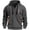 Dark Gray, variant on Men's 2D Printed Half Zip Hoodie, Graphic Design Pullover Sweatshirt, Casual Long Sleeve Top with Bold Art, Soft Cotton Blend, Fashion Forward Streetwear, Standout Piece for