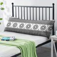 thumbnail image 2 of Boho Long Body Pillow Cover – Soft & Breathable Ethnic Fabric, Hidden Zipper, 20"x54", Stylish Abstract Tribal Print – Gift for Side Sleepers, Pregnancy, Home Decor, 2 of 7