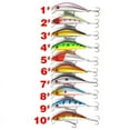thumbnail image 4 of 4PC Minnow Fishing Lure 7cm / 7.9g Peacock Killer Surface Lure, 4 of 7