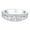 Dazzling White, variant on Newshe Jewellery Wedding Band for Women 925 Sterling Silver Eternity Ring Round White 1.13ct AAAAA Cz Size 6