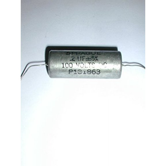 P131863 SPRAGUE PAPER CAPACITOR .2MF 100VDC 5% TOL. AXIAL LEADS (Price Per Each) - P131863