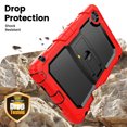 thumbnail image 4 of XYX for Lenovo Tab One 8.7 inch/Tab K9 2025 Case, 3in1 Heavy Duty Shockproof Tablet Cover with Stand, Shoulder Strap, Red, 4 of 7