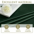 thumbnail image 4 of StangH Dark Green Velvet Curtains - Vintage Style Home Decor Blackout Curtain Panels for Farmhouse Living Room / Dorm / Basement / Apartment, W52 x L63, 2 Panels, 4 of 8