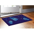 thumbnail image 2 of ThisWear Holiday Decorations Winter Hat & Mittens Welcome Mat Set Snowflake Doormats 2 Pack Doormats Multi, 2 of 3