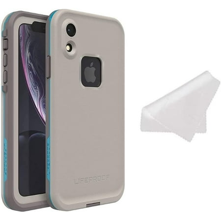 LifeProof FR Series Waterproof Case for iPhone XR Only - with Cleaning Cloth - Non-Retail Packaging - Body Surf Cement/Gargoyle/Hawaiian Ocean