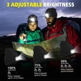 thumbnail image 5 of Unisex Beanie Hat with Light, USB Rechargeable LED Headlamp Hat Night Light Cap Christmas Stocking Stuffers Gifts for Men Dad Father Husband (Black), 5 of 13
