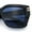 Tortoise - Navy, variant on Womens Minimal Ornate Metal Hinge Thick Plastic Horn Rim Fashion Sunglasses Black - Smoke