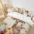 thumbnail image 2 of Erosebridal Easter Rabbit Eggs Duvet Cover Set For Teens,Kids Colorful Flowers Bedding Full,3-Piece,No Comforter,Ultra Soft Home Decor, 2 of 6