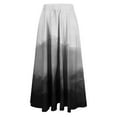 thumbnail image 4 of Maoxin Skirt for Women Women's Casual Flowers Printed line Elastic Waist Skirt ,Black,M, 4 of 5