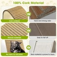 thumbnail image 4 of 2-Pack  Scratching Post with Cork Pad - Stable Floor Mount for All Breeds, 4 of 6
