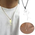 thumbnail image 2 of Unisex Fun Doodles Necklace Innovative Mini Matchstick Pendant Neck Jewelry, 2 of 6