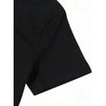 thumbnail image 3 of Camiseta 100 % algodón para mujer, camiseta de San Valentín, estampado de corazón y helado, manga corta, cuello redondo, top informal para toda la temporada., 3 of 6