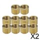 thumbnail image 1 of 2x10 Uds Virolas Para Tacos De Billar Aro De Cobre De Esquina Para Taco De Billar DIY 10,5mm, 1 of 8