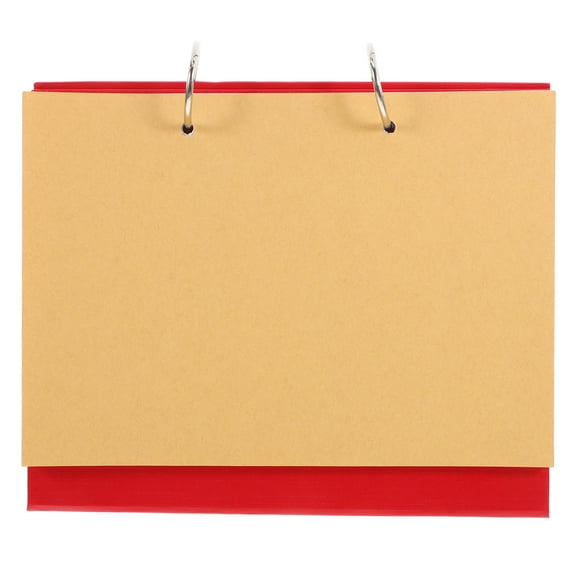 FONDOTIN Metal Desk Calendar with Multifunctional Blank Pages, Stylish Home Office and Room Decor, Practical and Design