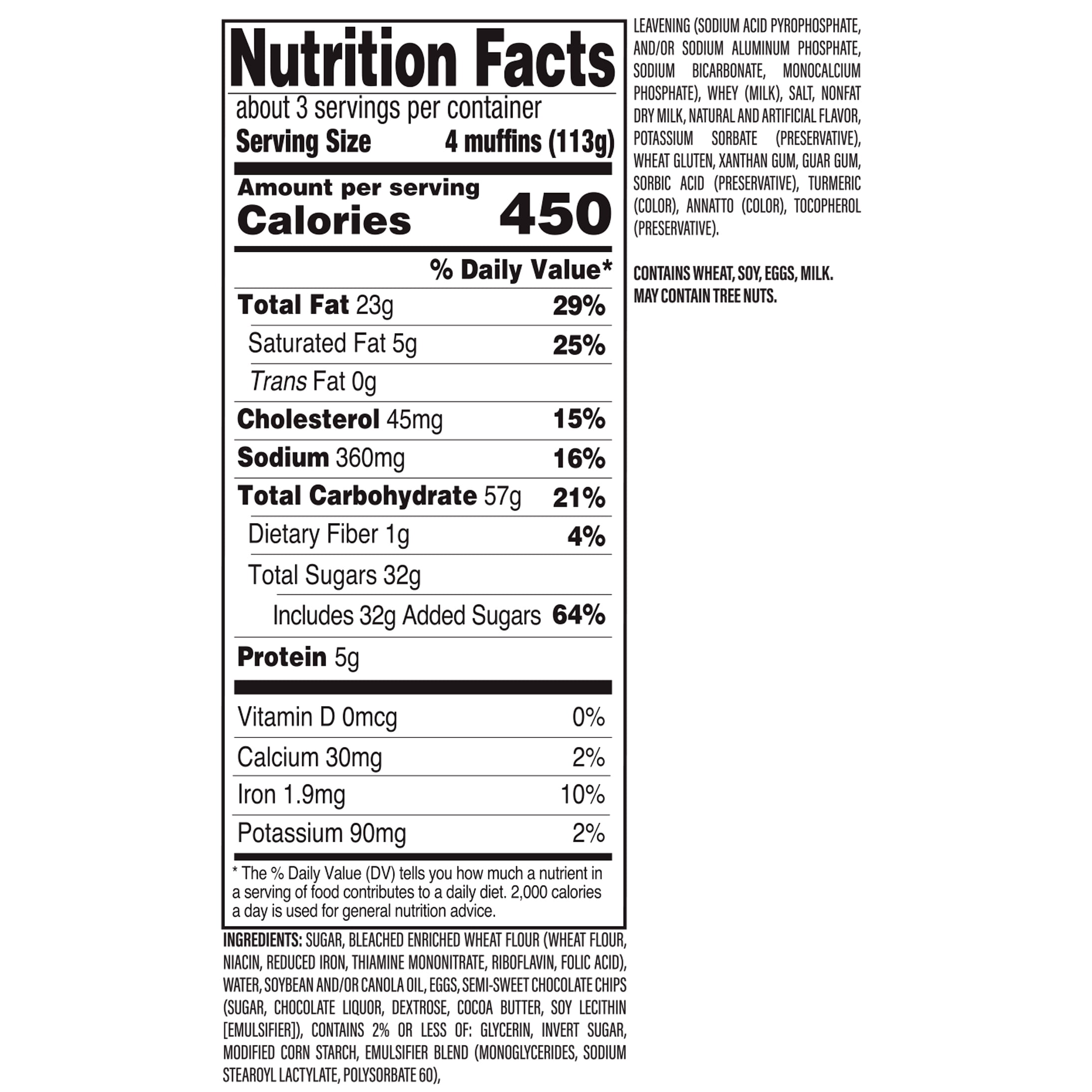 Chocolate Chip Mini Muffins, 12 oz, 12 Count