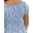 thumbnail image 5 of Forever Me Girls Ditsy Floral Peasant Dress, Sizes 4-18, 5 of 12